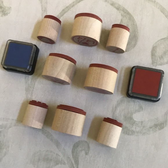 STAMPING SET / WOOD - Picture 3 of 6